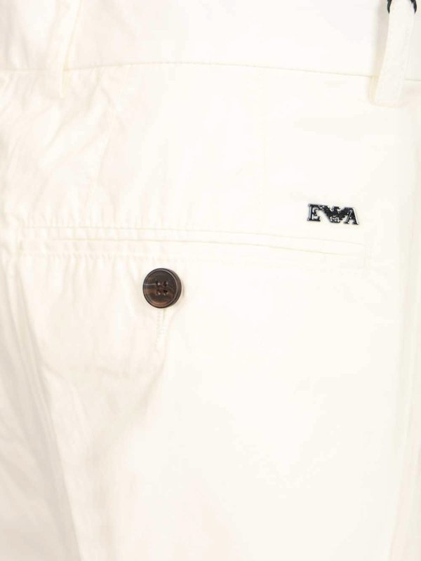 ショートパンツ - 白 shop online: EMPORIO ARMANI