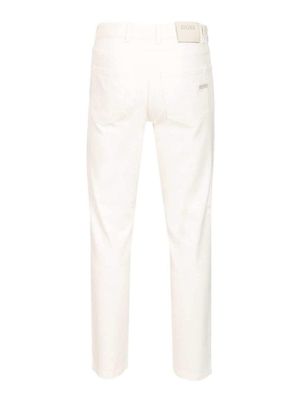 ZEGNA: カジュアルトラウザー online - カジュアルパンツ - 白