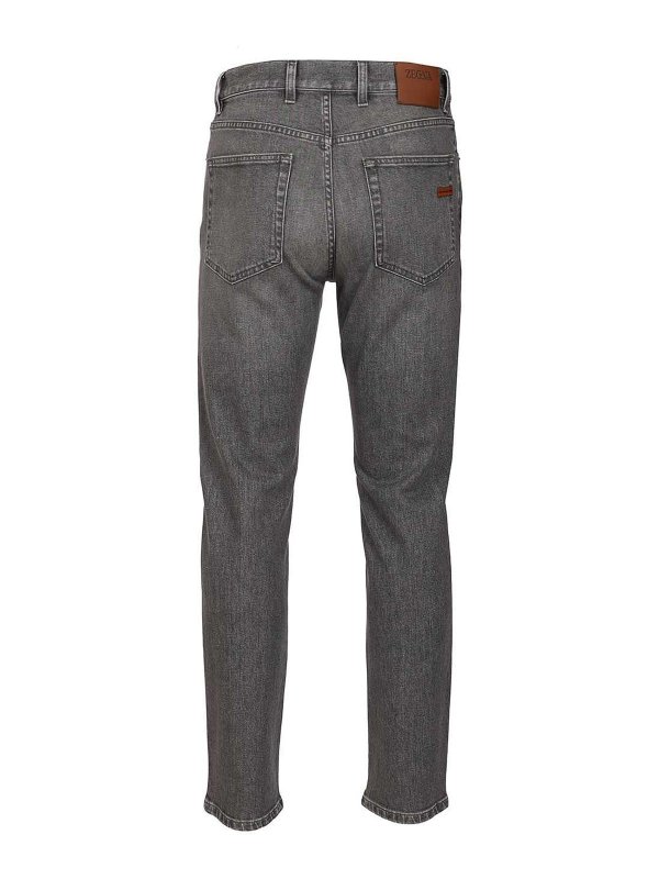 ZEGNA: Jeans Rectos online - Vaqueros Rectos - Gris