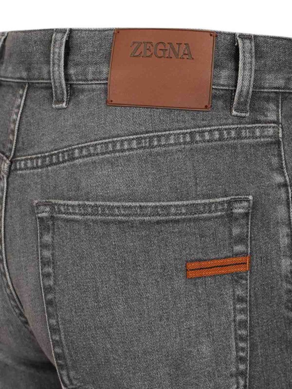 ZEGNA buy online Vaqueros Rectos - Gris