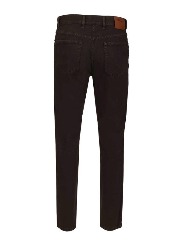 ZEGNA: ストレートジーンズ online - ストレートジーンズ - ブラウン