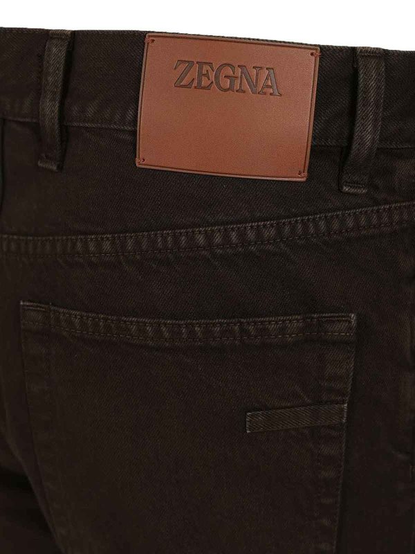 ZEGNA buy online ストレートジーンズ - ブラウン