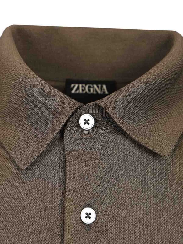 Polo - Marrón shop online: ZEGNA