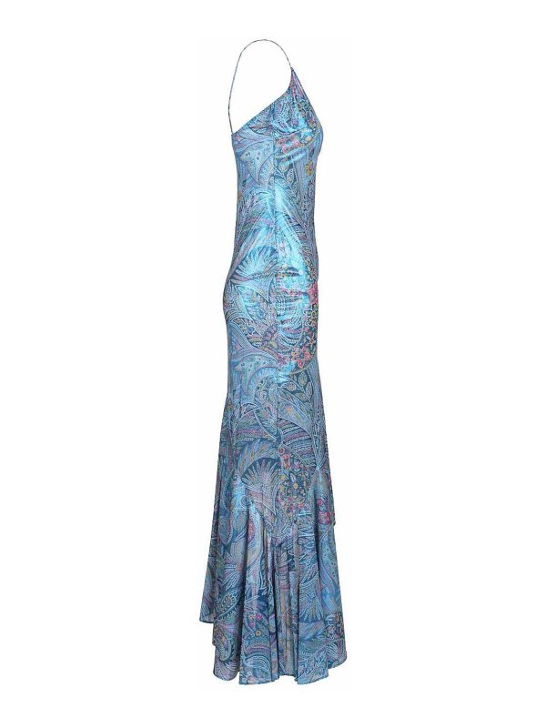 The Best Shops ETRO: Knielange Kleider - Knielanges Kleid - Blau