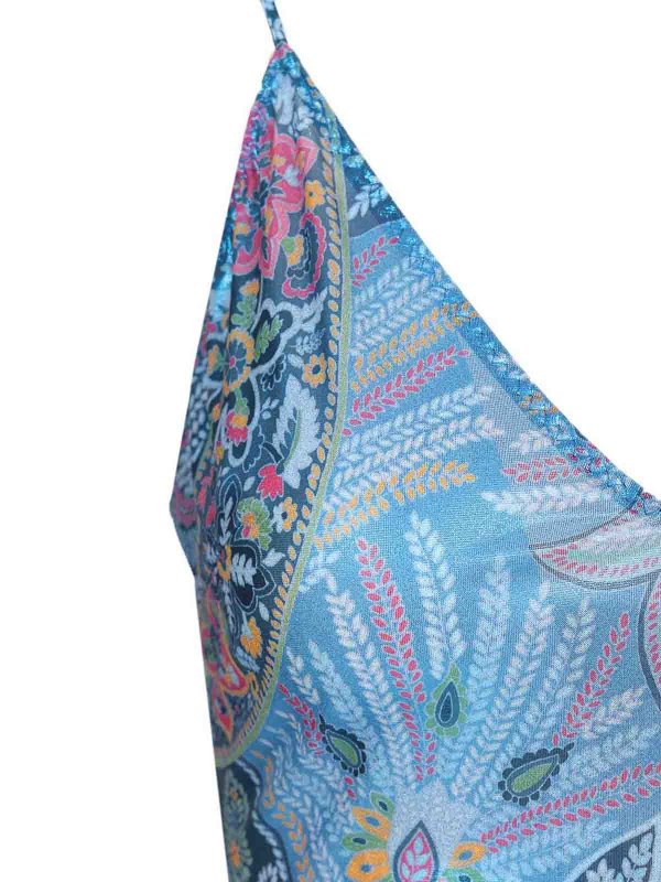 The Best Shops ETRO: Knielanges Kleid - Blau