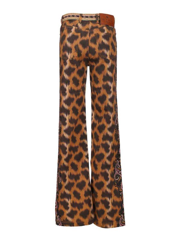 ETRO: Bootcut online - Bootcut Jeans - Animal