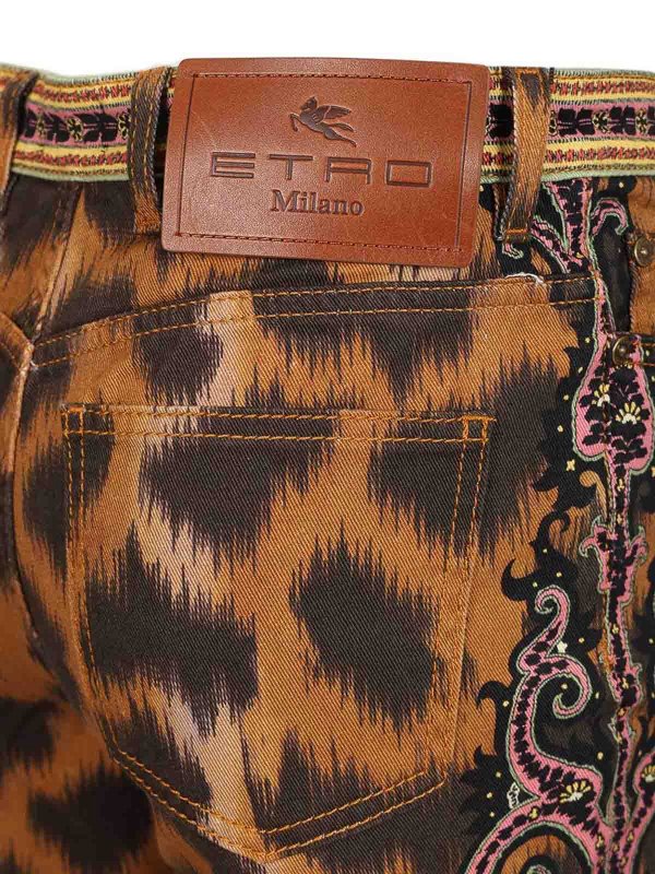 ETRO buy online Bootcut Jeans - Animal