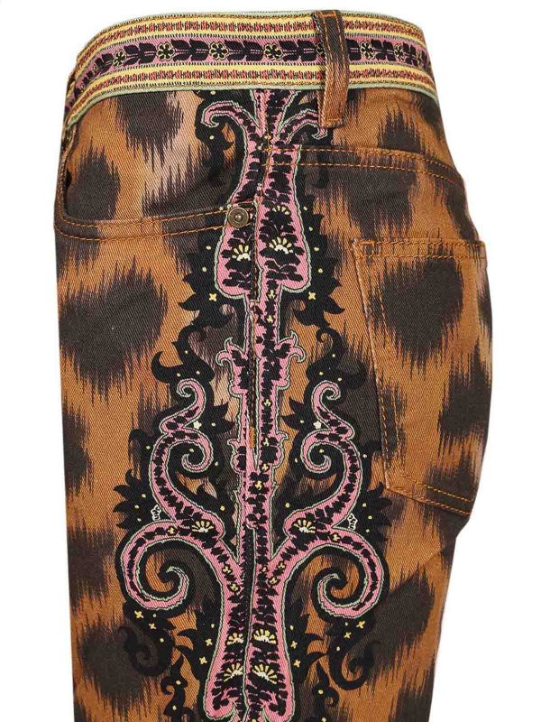 The Best Shops ETRO: Bootcut Jeans - Animal