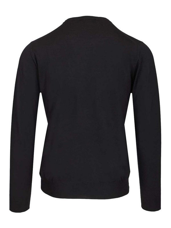FEDELI: crew necks online - Long-Sleeved Sweater