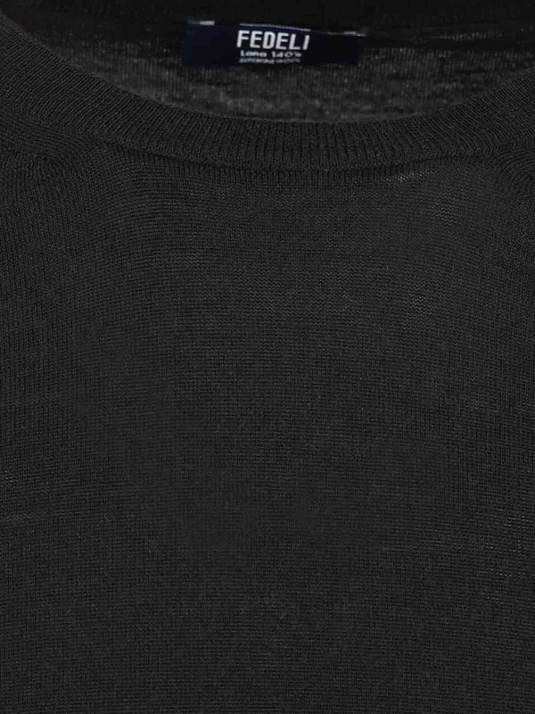 The Best Shops FEDELI: crew necks - Long-Sleeved Sweater