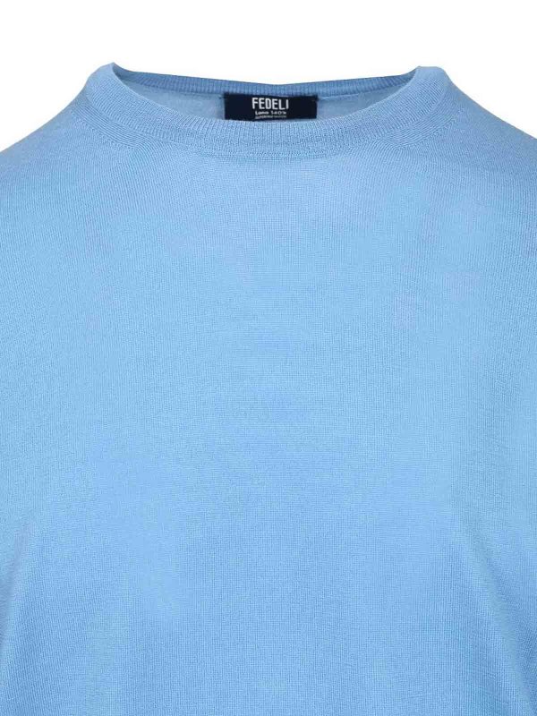 The Best Shops FEDELI: crew necks - Long-Sleeved Sweater