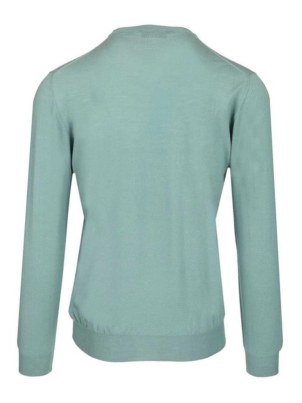 FEDELI: crew necks online - Long-Sleeved Sweater