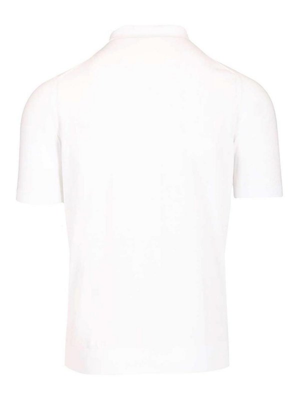 FEDELI: Poloshirts online - Poloshirt - Weiß
