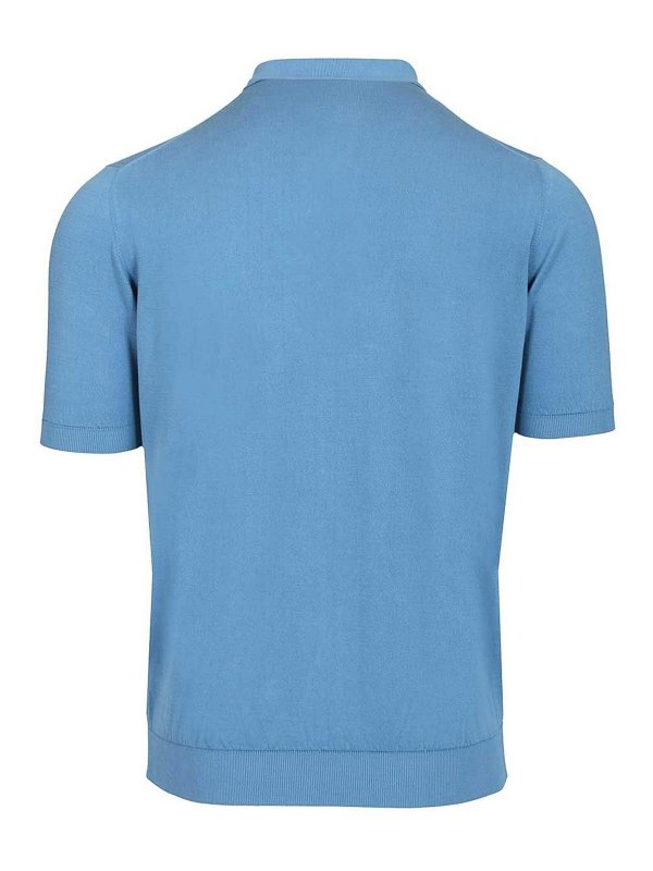 FEDELI: polo shirts online - Short-Sleeved Polo Shirt