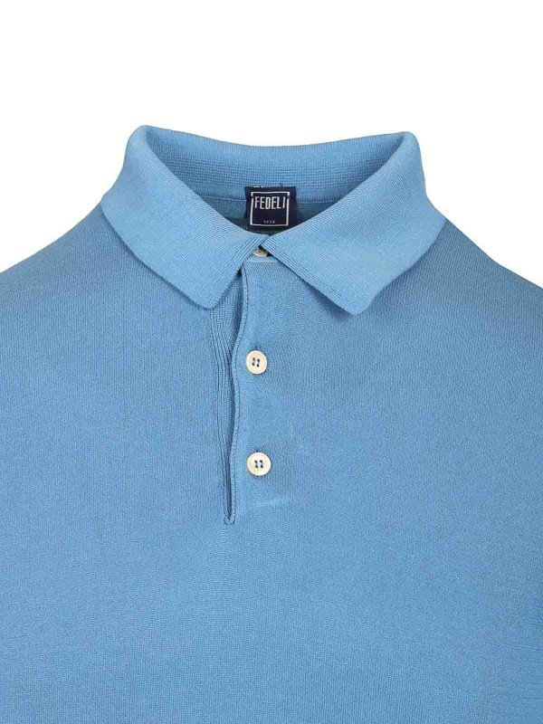 The Best Shops FEDELI: polo shirts - Short-Sleeved Polo Shirt