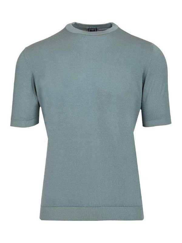 FEDELI: t-shirts - Crew Neck T-Shirt