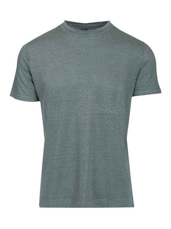 FEDELI: t-shirts - Crew Neck T-Shirt