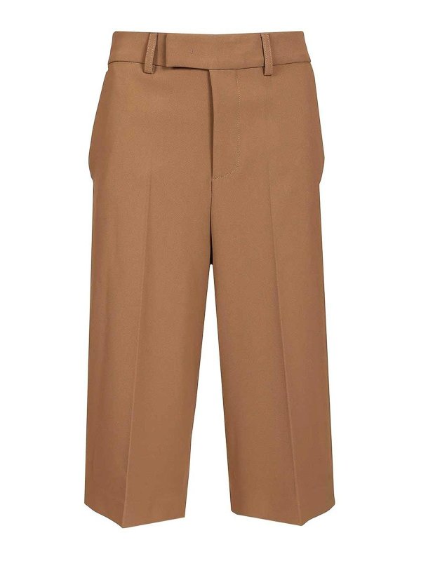 FEDERICA TOSI: Hosen Shorts - Shorts - Beige