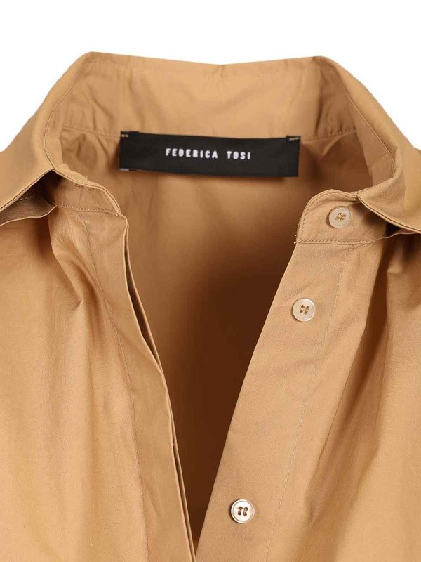 シャツ - ベージュ shop online: FEDERICA TOSI