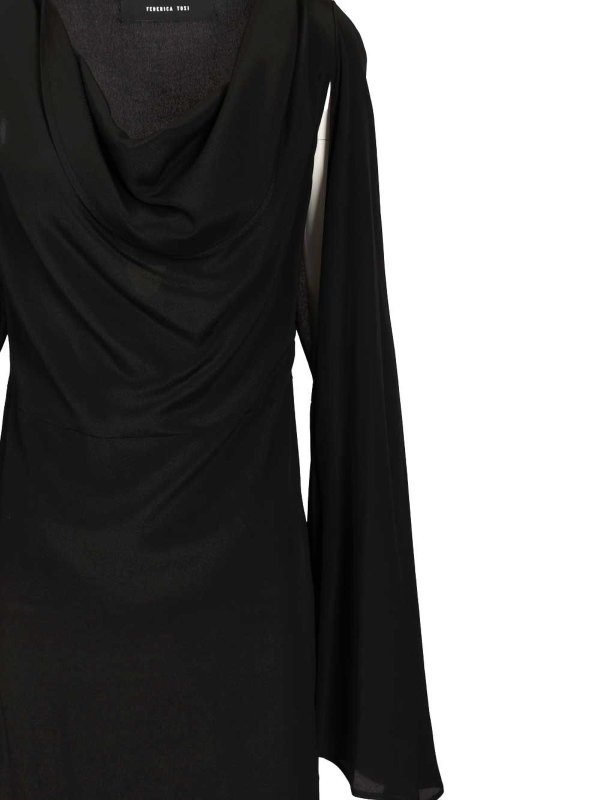 Maxikleid - Schwarz shop online: FEDERICA TOSI