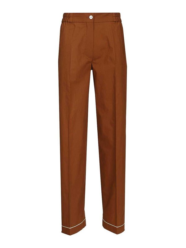 FORTE FORTE: casual trousers - Pajama Pants