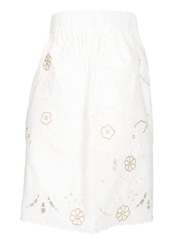 The Best Shops FORTE FORTE: Hosen Shorts - Shorts - Weiß