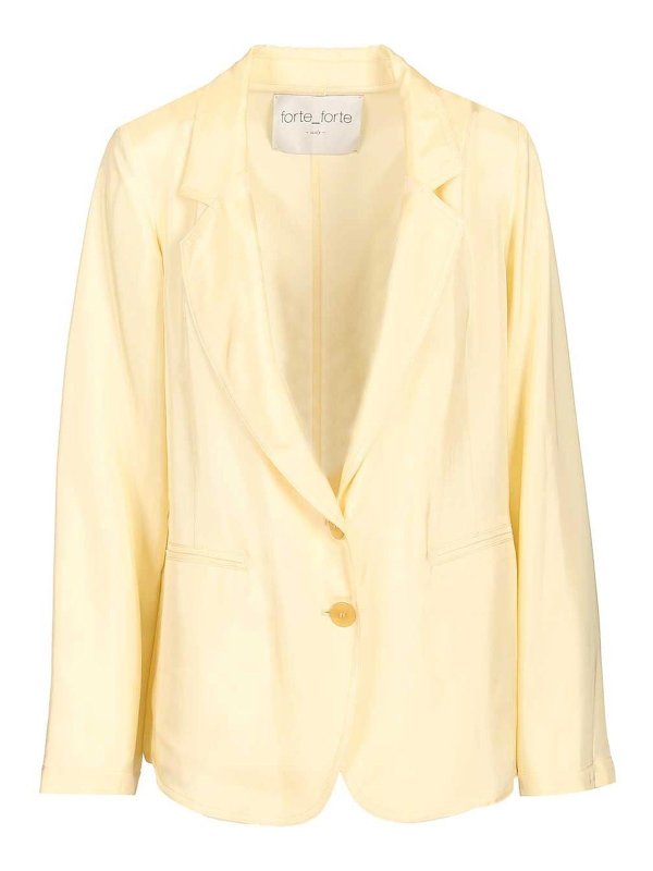 FORTE FORTE: casual jackets - Viscose Twill Jacket