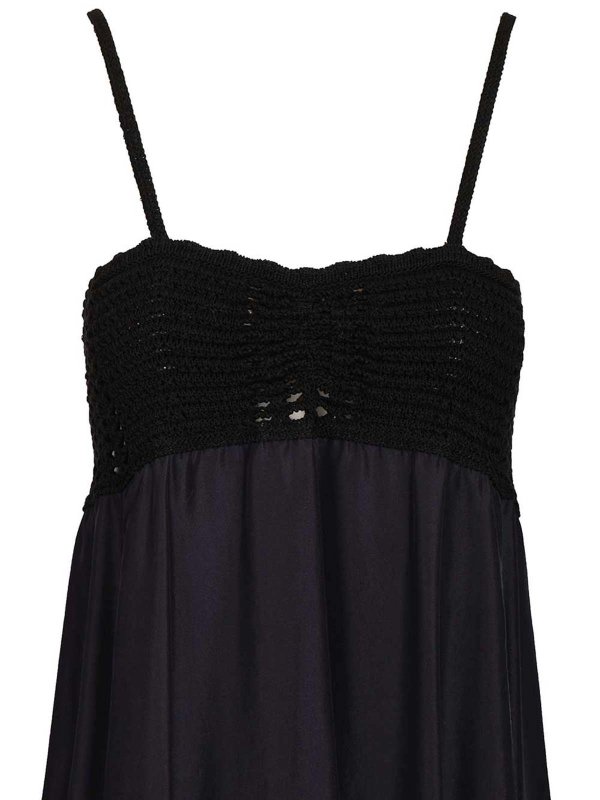 The Best Shops FORTE FORTE: Knielange Kleider - Knielanges Kleid - Blau