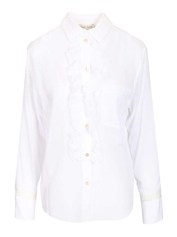 FORTE FORTE: Camisas - Camisa - Blanco