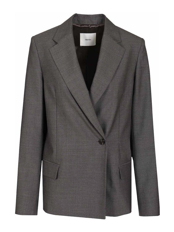 Mauro Grifoni: Blazer - Blazer - Gris