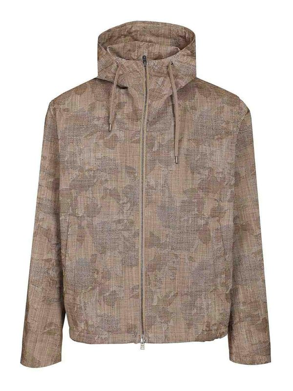 HERNO: Casualjacken - Casualjacke - Braun
