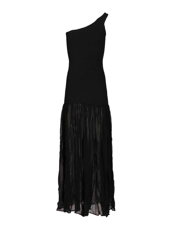 HUNZA G: Knielange Kleider online - Knielanges Kleid - Schwarz