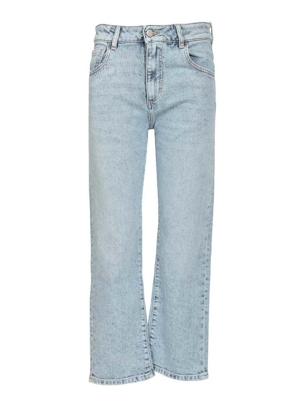 ICON DENIM: Jeans Rectos - Vaqueros Rectos - Azul Claro