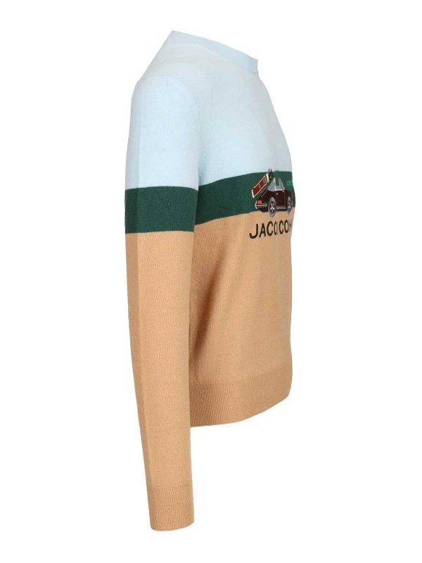 The Best Shops JACOB COHEN: Suéteres con cuello pico - Suéter Cuello Redondo - Multicolor