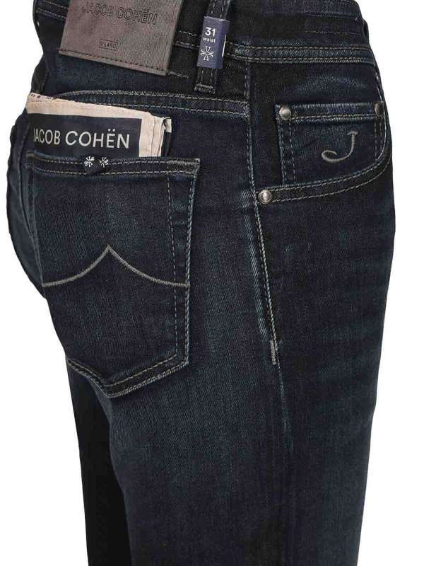 Straight Leg Jeans - Blau shop online: JACOB COHEN
