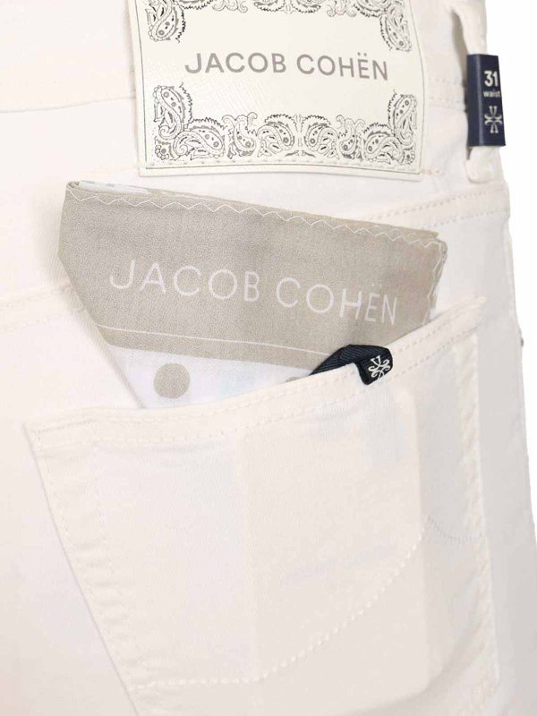 Straight Leg Jeans - Weiß shop online: JACOB COHEN