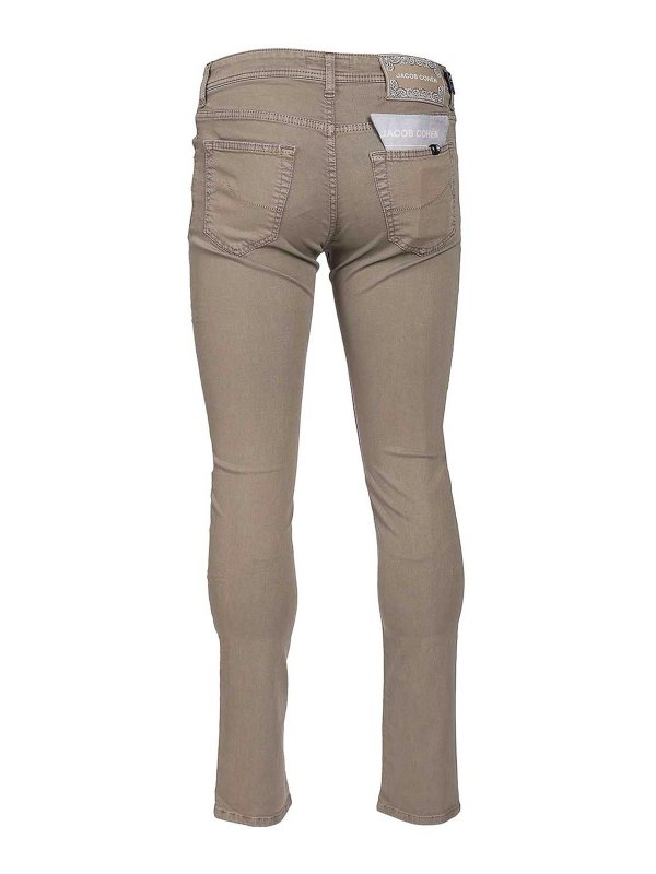 JACOB COHEN: Straight Leg Jeans online - Straight Leg Jeans - Beige