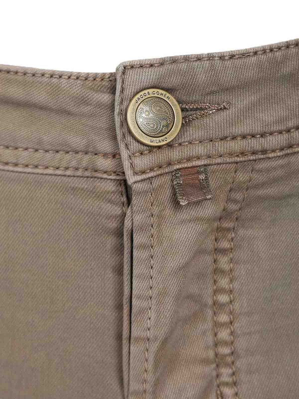 Straight Leg Jeans - Beige shop online: JACOB COHEN
