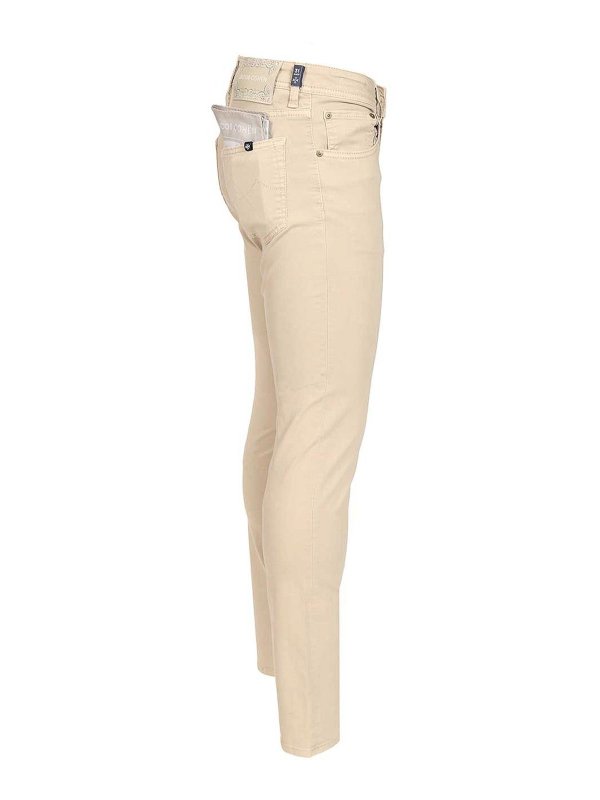 The Best Shops JACOB COHEN: Straight Leg Jeans - Straight Leg Jeans - Beige