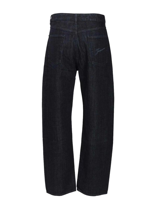 JACQUEMUS: Straight Leg Jeans online - Straight Leg Jeans - Blau