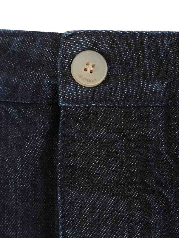 Straight Leg Jeans - Blau shop online: JACQUEMUS