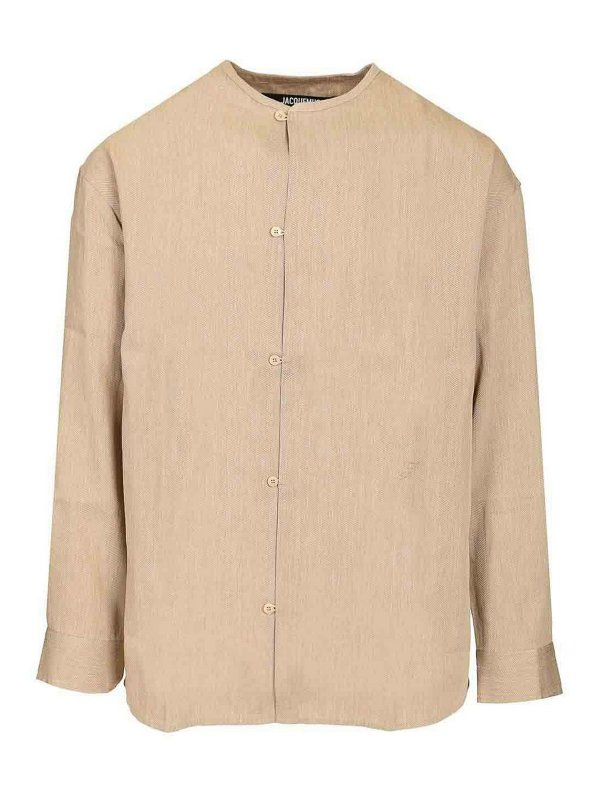 JACQUEMUS: Hemden - Hemd - Beige
