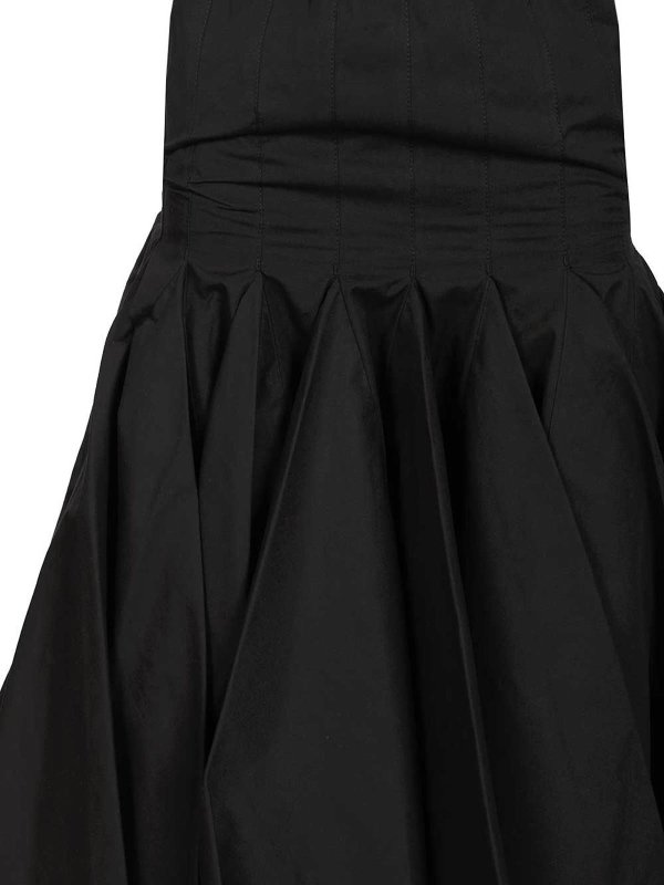 Knielanges Kleid - Schwarz shop online: JACQUEMUS
