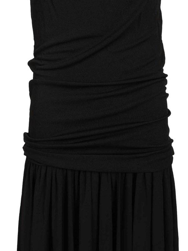 Knielanges Kleid - Schwarz shop online: JACQUEMUS