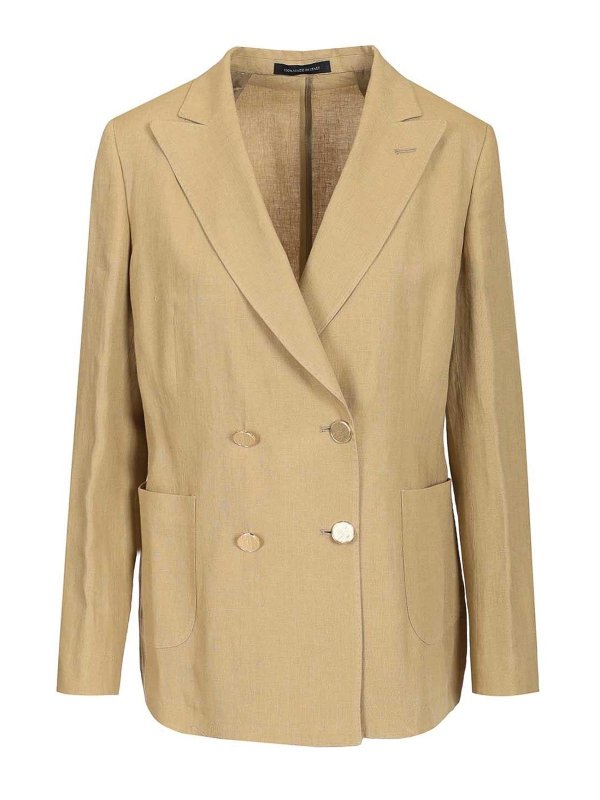 SARTORIA LATORRE: Blazer - Blazer - Beige