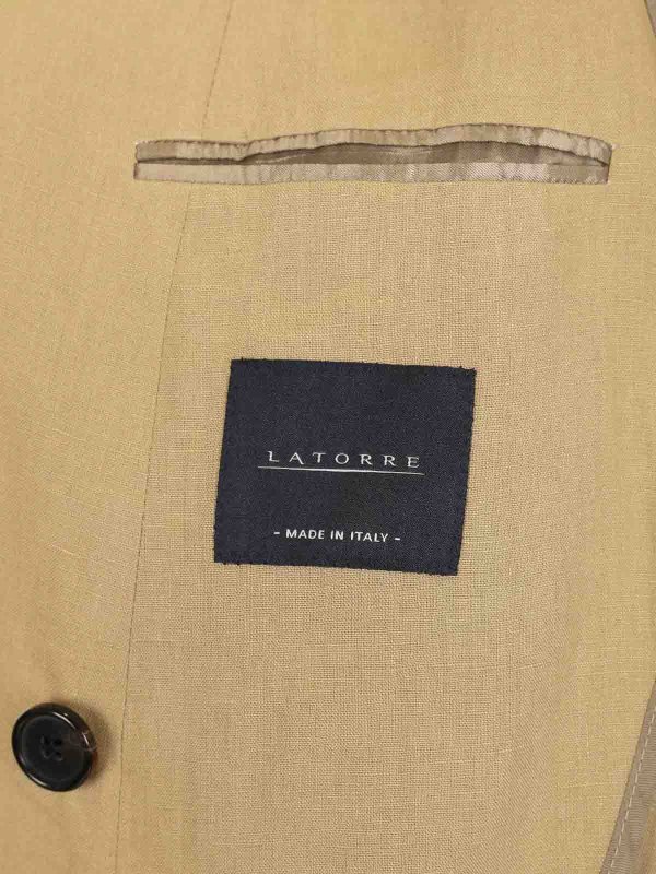 The Best Shops SARTORIA LATORRE: Blazer - Beige