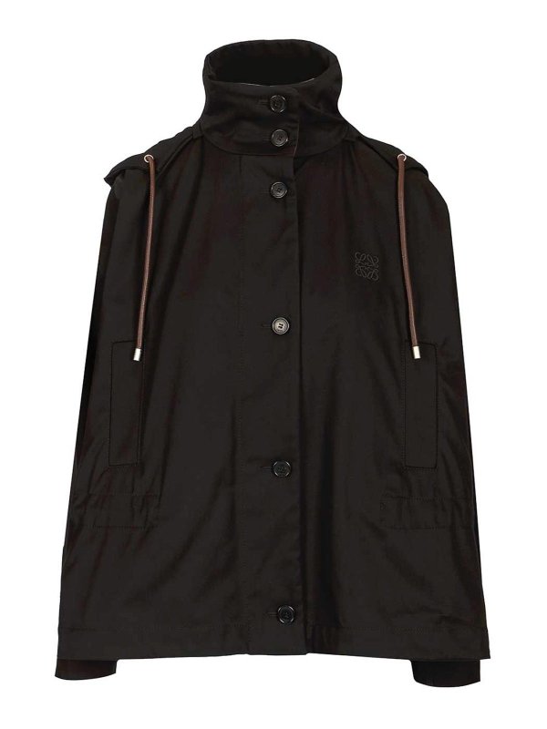 LOEWE: casual jackets - Hooded Jacket