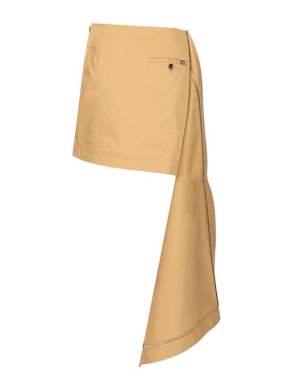 LOEWE: gonne al ginocchio  e longuette online - Gonna In Cotone E Seta