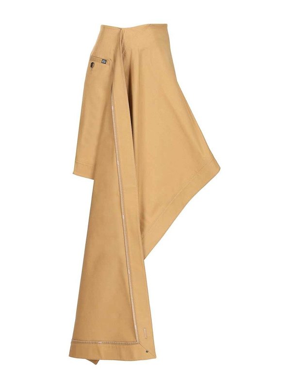 The Best Shops LOEWE: gonne al ginocchio  e longuette - Gonna In Cotone E Seta