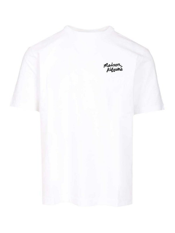 MAISON KITSUNÉ: Camisetas - Camiseta - Blanco